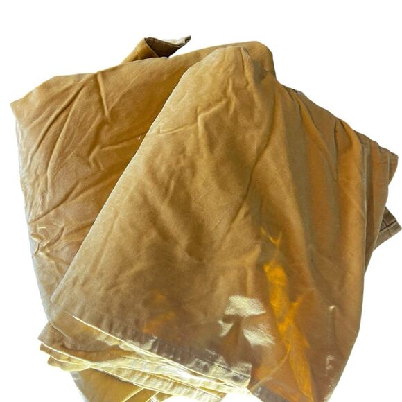 2 Panels IKEA Sanela Curtain Panel 55x98 Golden Yellow Gold Velvet - Picture 1 of 5